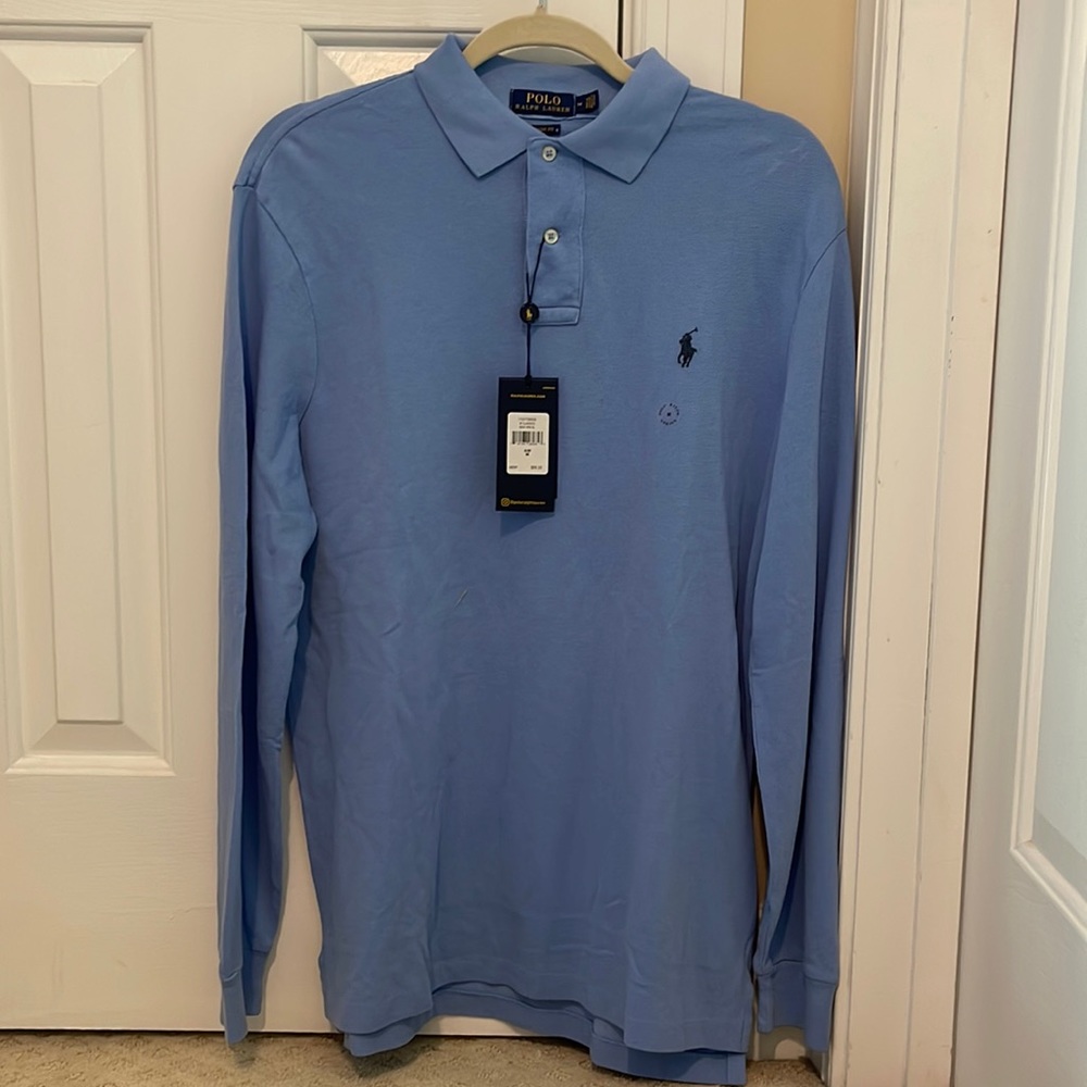 Mens light blue Polo Ralph Lauren shirt size M